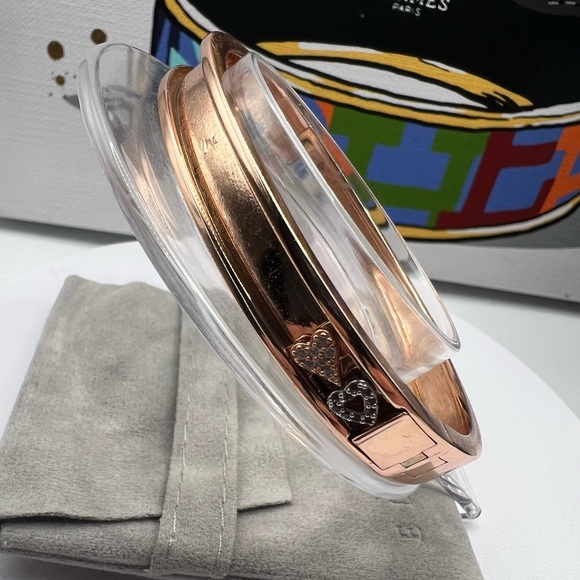 Elise Paige Charm Bangle - Rose - Size Large - Picture 13 of 16